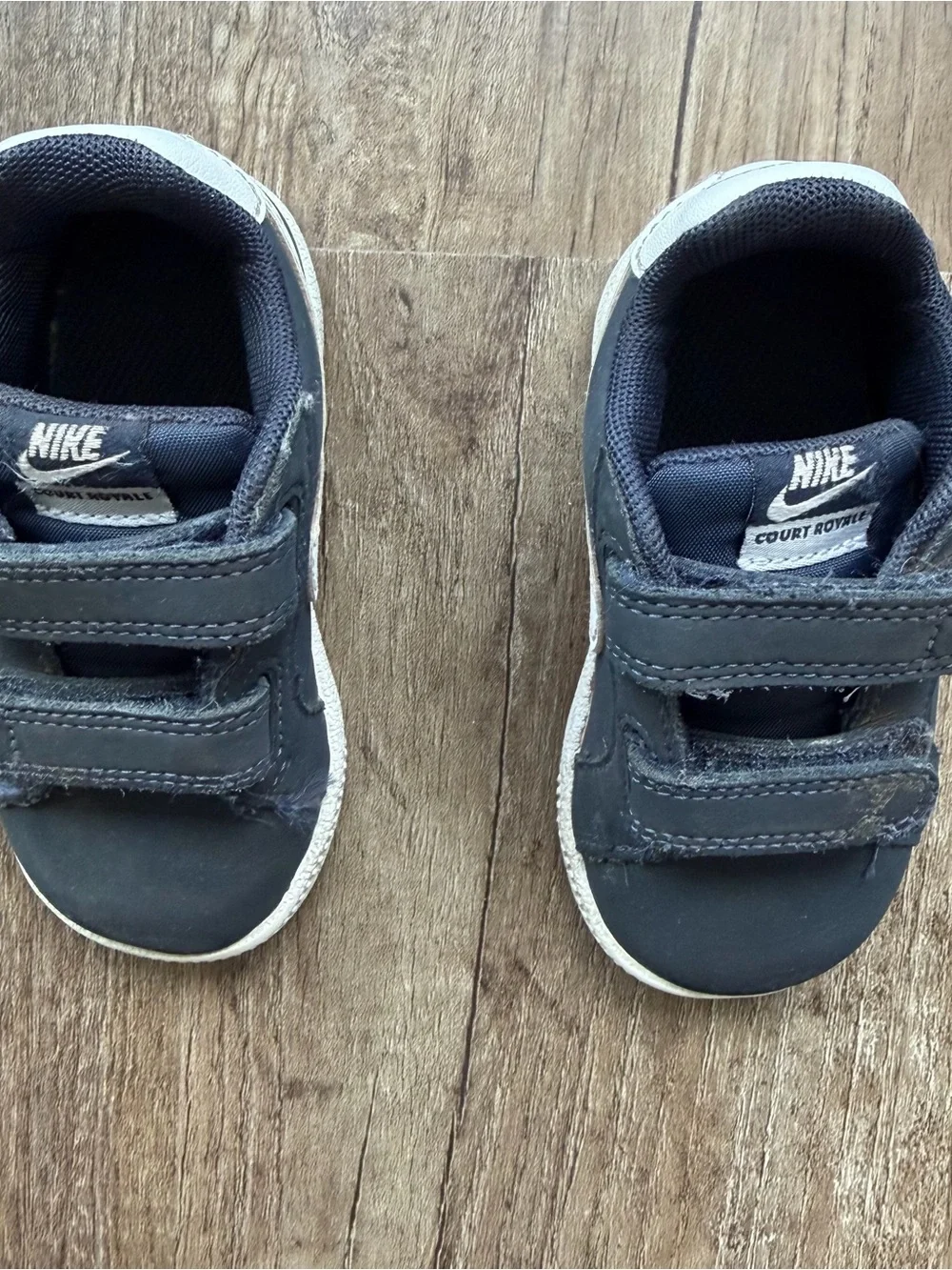 Nike Court Royale TDV Obsidian White Toddler Shoes Size 5C